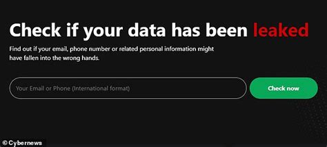 How to check if your data has been leaked